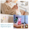 Yeah Gesture Thumb Shape Plastic Cable Organizer Clips PL-FZCA1FC-01B-6