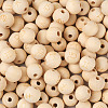 Craftdady 120Pcs 12 Styles Unfinished Natural Wood European Beads WOOD-CD0001-09-14