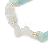 Natural & Synthetic Mixed Gemstone Chip Beads Stretch Bracelets for Women BJEW-JB13107-3