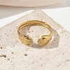 304 Stainless Steel Cuff Open Rings for Women RJEW-L341-05B-G-2