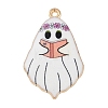 Halloween Alloy Enamel Pendants ENAM-C023-01KCG-02-1