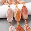 Natural Fire Crackle Agate Beads Strands G-F825-A01-01D-1