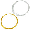 2 Rolls 2 Color Round Brass Wire CWIR-TA0001-07-2