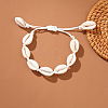 Sea Shell Braided Bead Bracelets WG8D1EE-06-1