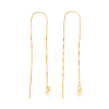 925 Sterling Silver Ear Thread with Peg Bails STER-P047-12G-1