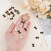 40Pcs 2 Colors Bone Alloy Charms ENAM-AR0001-82-3