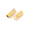 Brass Cord Ends KK-F768-04G-2