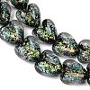 Handmade Foil Glass Beads DICH-C001-01I-3