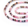 Natural Tourmaline Beads Strands G-F619-20B-3mm-3