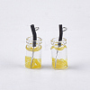 Glass Bottle Pendants X-CRES-N017-06D-2