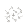 Star Brass Head Pins KK-U051-02P-02-1