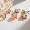 6Pcs Alloy Finger Rings Sets WG7802C-40-4