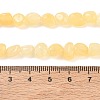 Natural Yellow Jade Beads Strands GG-CBA9392-16-3