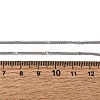 12Pcs 1.8MM 304 Stainless Steel Textured Twisted Chain Necklaces for Men Women NJEW-H093-20P-02-6