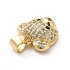 Rack Plating Brass Micro Pave Cubic Zirconia Charms X-KK-G456-23G-02-3