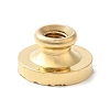 Golden Plated Round Shaped Wax Seal Brass Stamp Head STAM-K001-07G-06-2