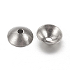 Tarnish Resistant 304 Stainless Steel Bead Caps X-STAS-I019-4mm-2