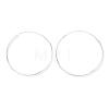 925 Sterling Silver Huggie Hoop Earrings EJEW-C179-05D-S-4