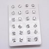 Cubic Zirconia Ear Studs LS-STAS-E051-2C-2