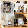 2Pcs 2 Styles Retro Resin Photo Frame Stand DJEW-WR0001-24-5