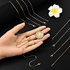 8Pcs Classic Plain 1.2MM 304 Stainless Steel Snake Chain Necklaces for Men Women NJEW-YW0001-26-4