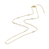 Brass Cable Chains Necklace for Women NJEW-P265-08G-2