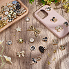 Plastic & ABS Plastic Imitation Pearl & Alloy Cabochons &  Alloy Pendants & Acrylic Beads Findings Kits DIY-SC0033-94-4