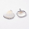 Electroplate Shell Pendants BSHE-L036-05-2