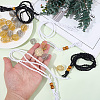 6Pcs 2 Colors Adjustable Braided Waxed Cord Macrame Pouch Necklace Making FIND-SC0023-88-3