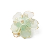 Handmade Glass Seed Beaded Sakura Pendants PALLOY-MZ00763-03-4