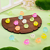 18Pcs 6 Colors Luminous Resin Owl Display Ornaments DJEW-TAD0001-02-5