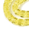 Transparent Glass Beads Strands LS-GLAA-R041-8x8mm-A01-3