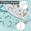 10Pcs Brass Stud Earring Findings KK-BBC0028-21-6