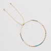 Adjustable Plastic Beaded Slider Bracelets YS6543-11-1