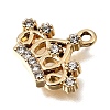 UV Plating Alloy Crystal Rhinestone Pendants RB-CBAD37D-16G-2