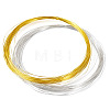 2 Rolls 2 Color Round Brass Wire CWIR-TA0001-07-3