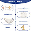 Fashewelry DIY Pendant Necklace Making Finding Kits DIY-FW0001-29-12
