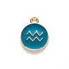 Alloy Enamel Pendants ENAM-S124-01B-05J-2