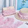 10 Yards Polyester Wrinkle Elastic Lace Trim OCOR-PH0036-26-4