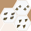 Brass Bees Display Decorations AJEW-WH0752-683-3
