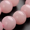 Round Natural Rose Quartz Gemstone Bead Strands G-J333-02-12mm-1