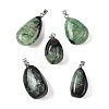 Natural Dyed & Heated Agate Tumbled Stone Pendants GG-K002-07B-1
