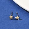 Brass Stud Earrings for Women EJEW-F403-03G-1