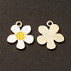 Alloy Enamel Pendants ENAM-C009-01G-05-1