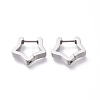 Tarnish Resistant 304 Stainless Steel Huggie Hoop Earrings EJEW-O099-08P-2