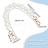   2Pcs 2 Colors Resin Imitation Pearl Bead Bag Straps FIND-PH0008-24B-4