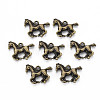 Tibetan Style Alloy Pendants TIBEP-T002-07AB-NR-4