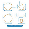 201 Stainless Steel Hoop Earrings Sets EJEW-PJ0001-02-14