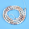 Three Color Natural Cultured Freshwater Pearl Beads Strands PEAR-N012-02C-01-4