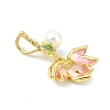 Brass Enamel Pendants PALLOY-JF05281-2